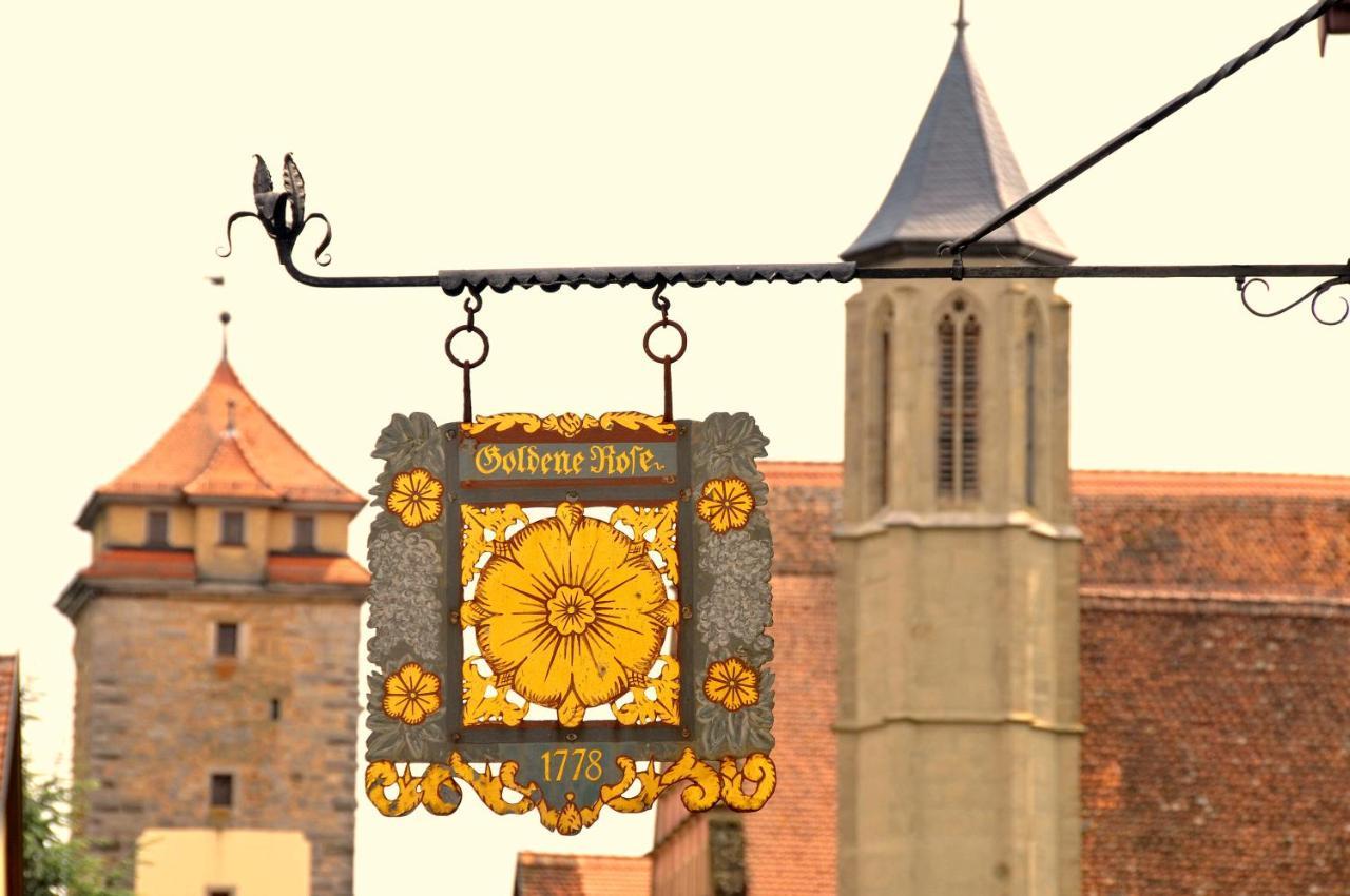 Boutiquehotel Goldene Rose - Self-Check-In Ротенбург-на-Таубере Экстерьер фото